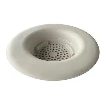 Front. Flex Strainer - Flex Strainer Sink Drain Strainer, Made in the USA, Universal Fits Most 3.5" Drains, Grey, 1-Pack - Grey.