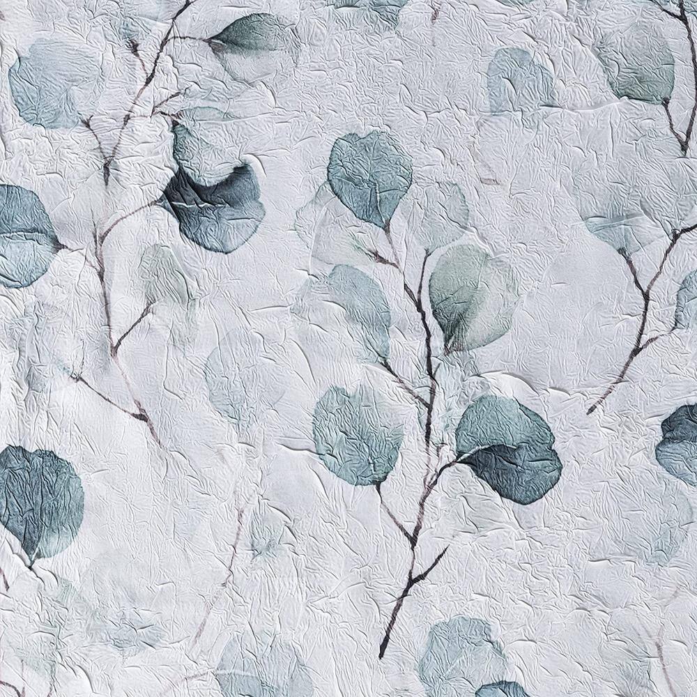 Left. Ellis Curtain - Ellis Curtain Eucalyptus Crushed Taffeta Rod Pocket Tailored Panel - 48x84" Spa - Spa.