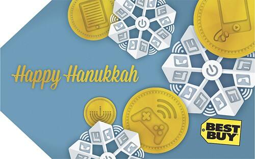 Alt View Standard 1. Best Buy GC - $30 Gelt What You Want - Happy Hanukkah Gift Card.