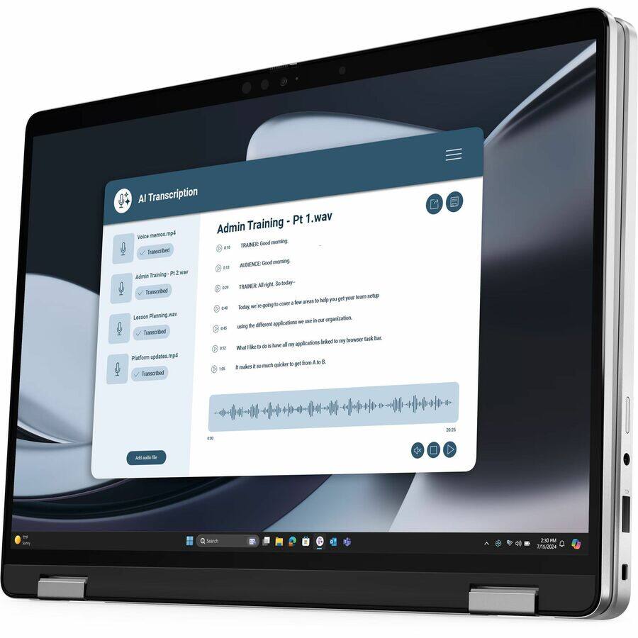 AI Transcription - Pt 1.wav

Admin Training - Pt 1.wav

Transcribed:
- Voice memo.mp4
- Admin Training - Pt 2.wav
- Lesson Planning.wav
- Platform updates.mp4

Transcriber:
- TRAINER: Good morning.
- AUDIENCE: Good morning.
- TRAINER: Alright. So today, we're going to cover a few areas to help you get your team setup for organization.
- TRAINER: Today, we're going to cover the different applications we use in our organization.
- TRAINER: What I like to do is have all my applications linked to my browser task bar.
- TRAINER: It makes it much quicker to get from A to B.

Platform updates.mp4
- TRAINER: I'm going to show you how to do that.

20:25