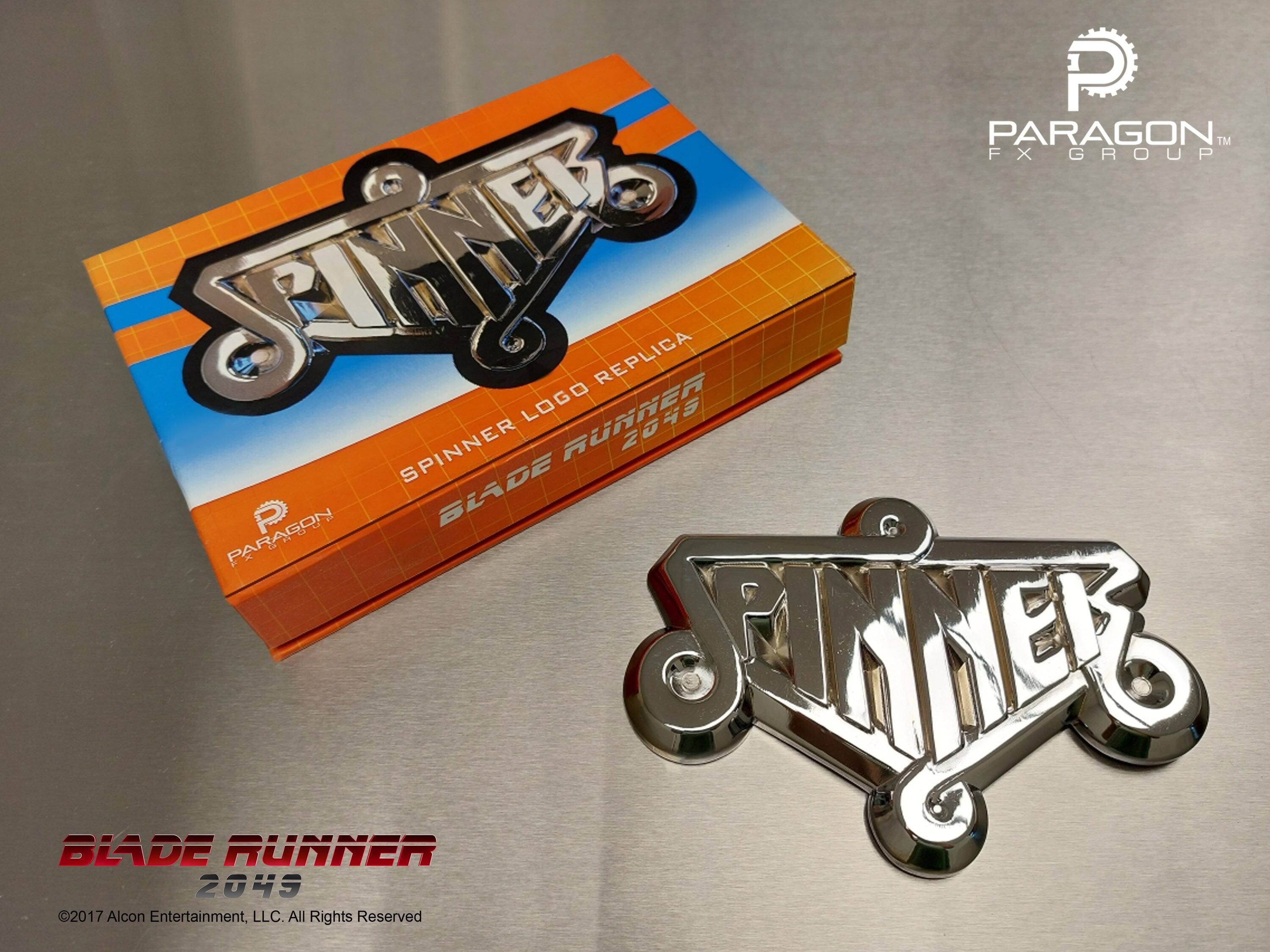 PARAGON™ FX GROUP  
SPINNER LOGO REPLICA  
BLADE RUNNER 2049  

©2017 Alcon Entertainment, LLC. All Rights Reserved