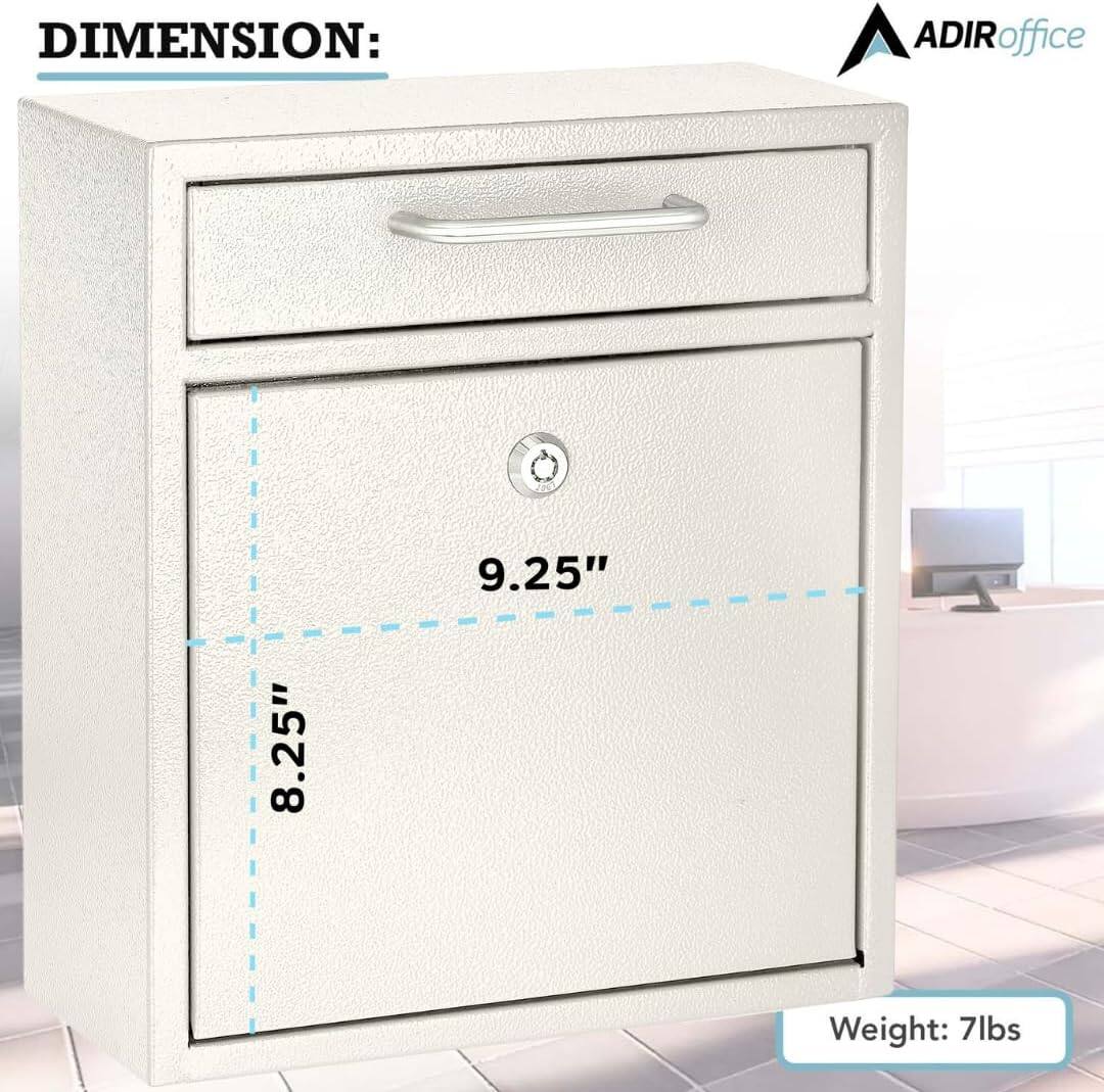 DIMENSION: 9.25" 8.25" Weight: 7lbs ADIRoffice