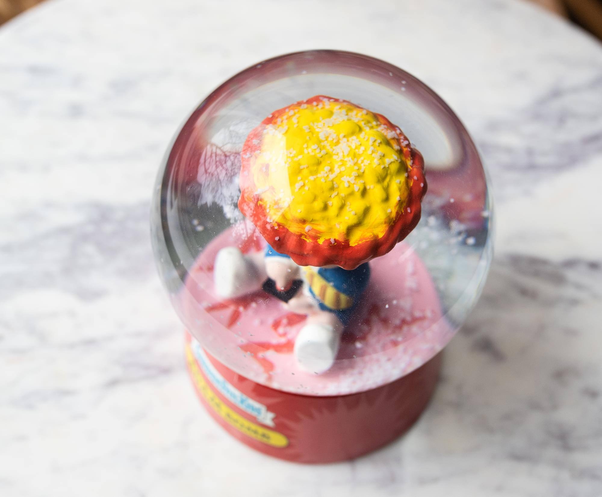 Alt View 2. Surreal Entertainment - Garbage Pail Kids Adam Bomb Collectible Snow Globe | 4 Inches Tall - Purple.