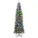 Front. Costway - 7.5FT Pre-Lit Hinged Artificial Christmas Tree w/ 796 Tips & 350 LED Lights - Green.