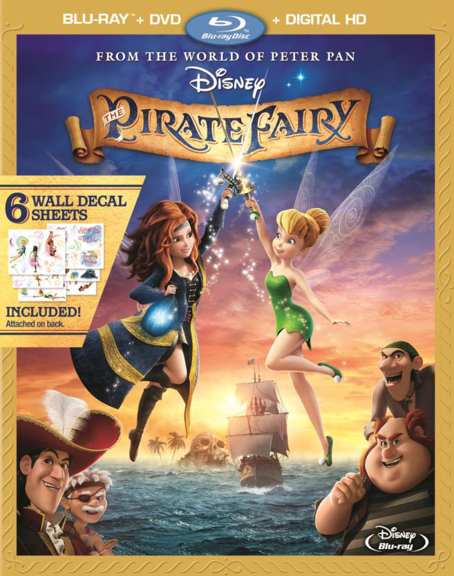 Best Buy: The Pirate Fairy [Blu-ray/DVD] [With Bonus Wall Decals] [2014]