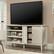 Left. Sauder - Larkin Ledge TV Credenza for TV's up to 65" - Glacier Oak.