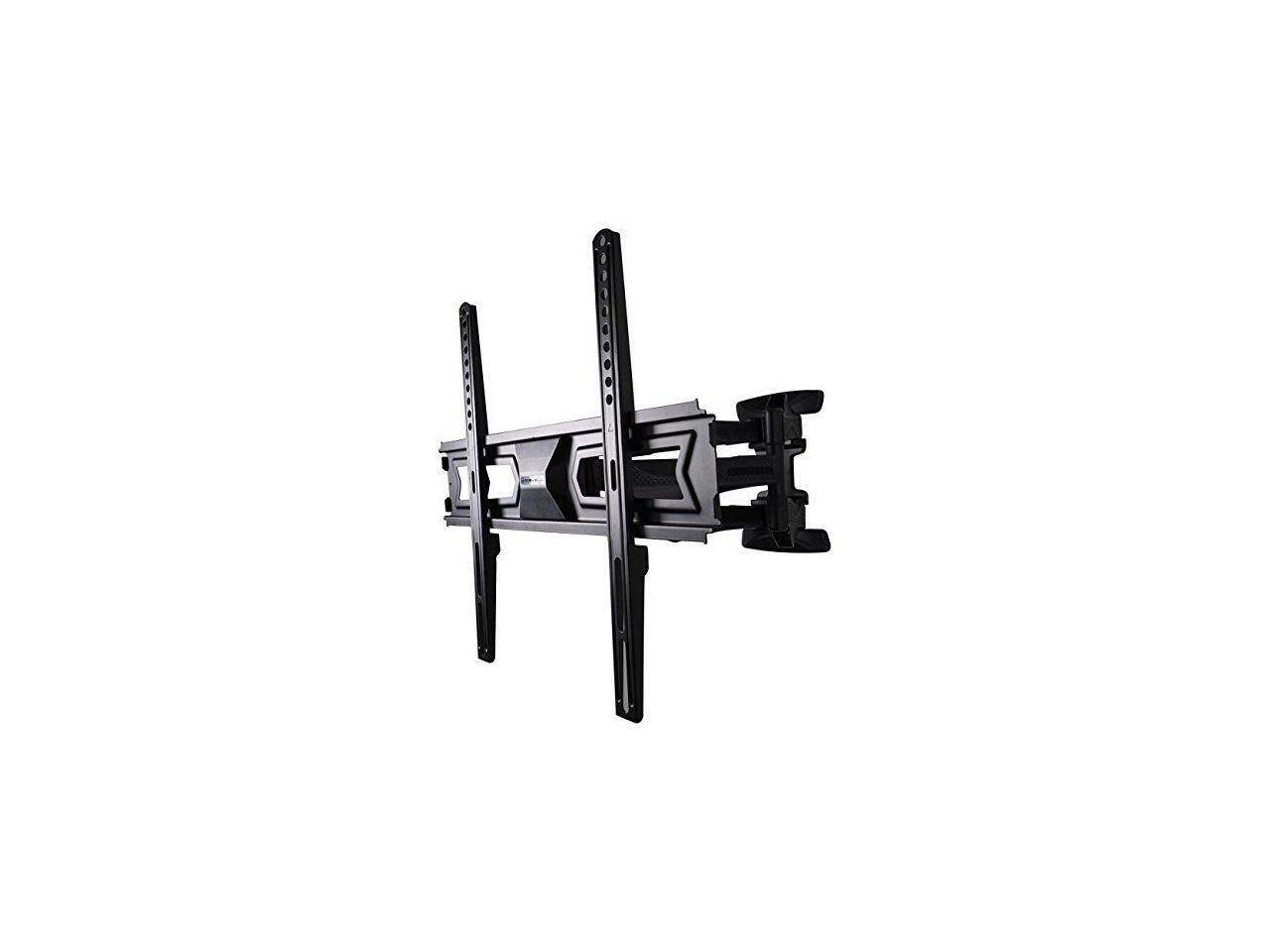 Alt View 2. Premier Mounts - PREMIER MOUNTS AM65 LOW-PROFILE SNGLE STUD DUAL ARM - Black.