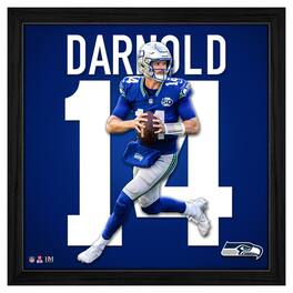 Highland Mint - Sam Darnold Seattle Seahawks 13'' x 13'' Impact Jersey Framed Photo - Multicolor