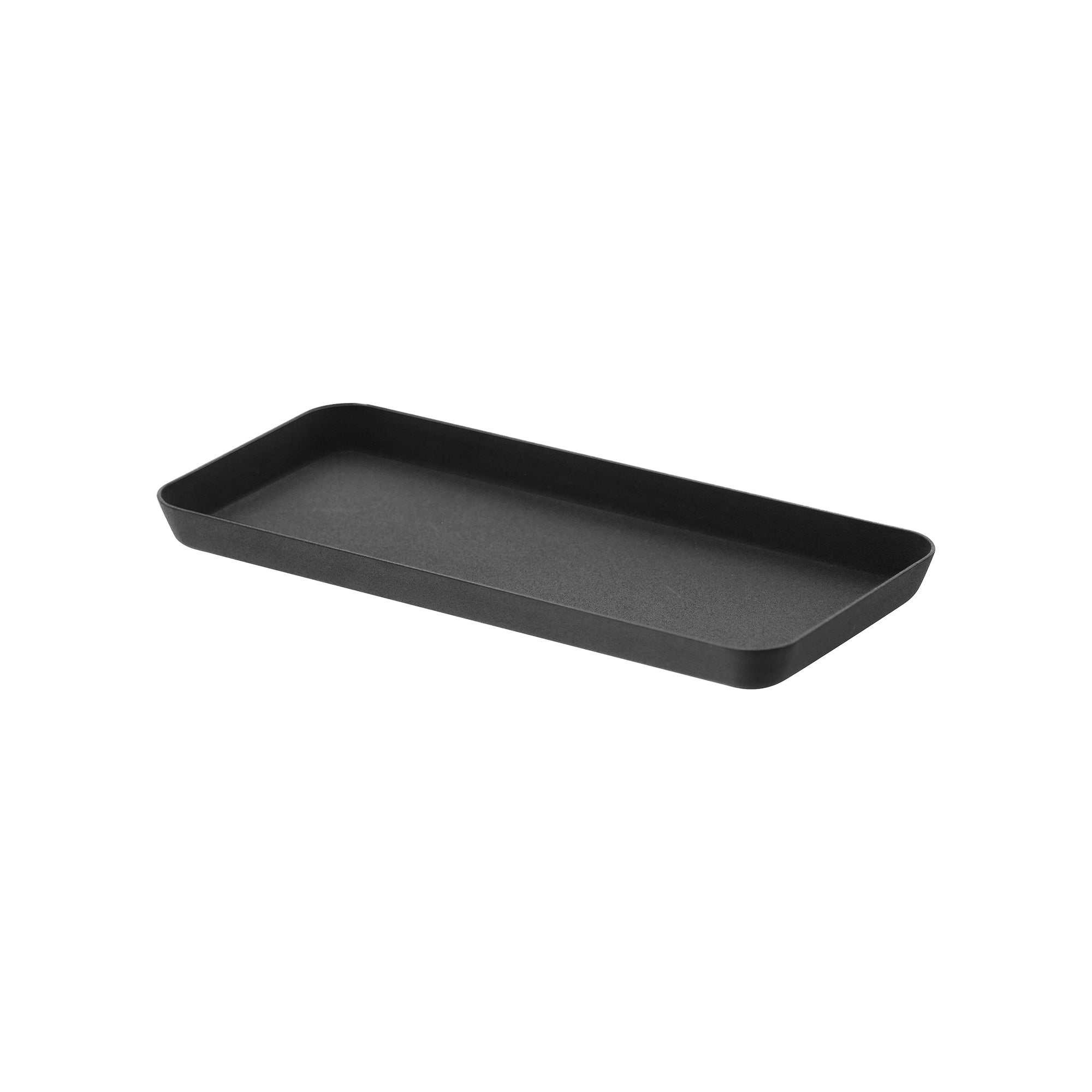 Alt View 7. Yamazaki Home - Vanity Tray - Flat - Large - Steel - White.