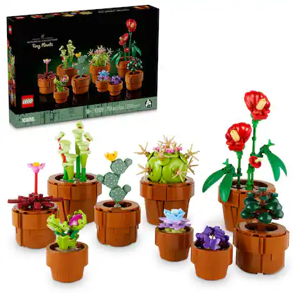BOTANICAS L.E COLLECTION Tiny Plants LEGO icons - - - pcs/pzs aa 10329 758 18+ ml