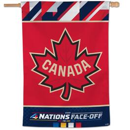WinCraft - Canada 2025 4 Nations Face-Off 28" x 40" Single-Sided Vertical Banner - Multicolor