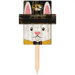 Fan Creations - Missouri Tigers 16" x 19" Easter Bunny Yard Stake - Multicolor