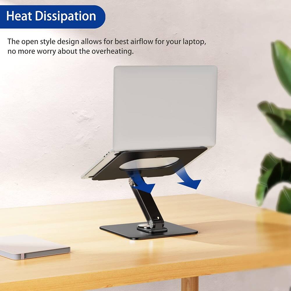 Heat Dissipation

The open style design allows for best airflow for your laptop, no more worry about the overheating.