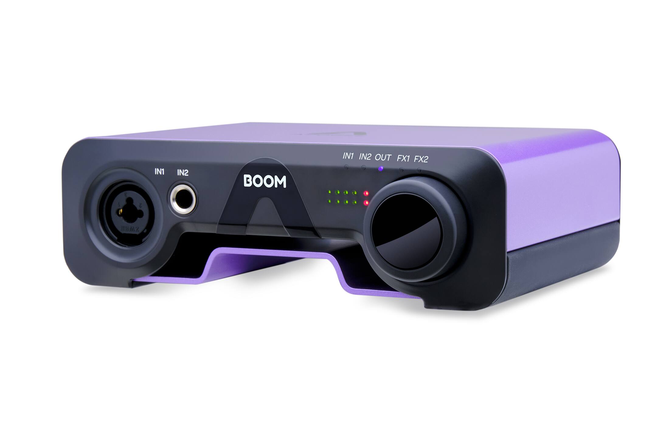 Left. Apogee - BOOM Audio Interface - Purple.