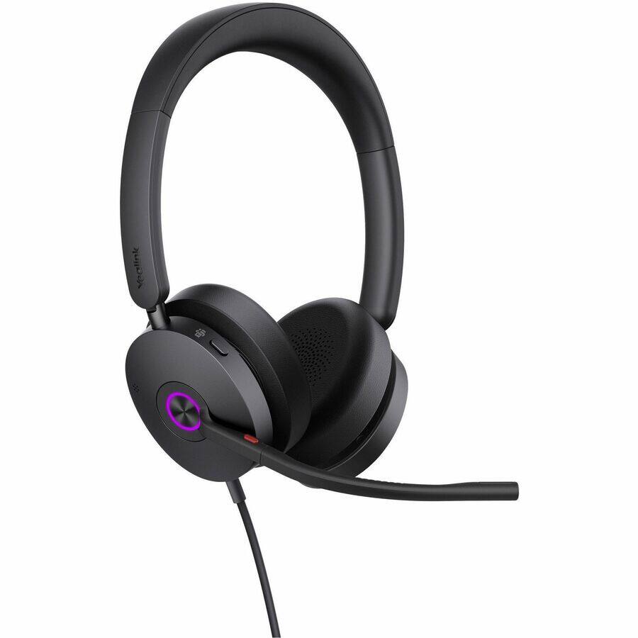 Alt View 2. Yealink - Yealink UH48 Wired ANC Closed-Back On-Ear Stereo Headset, UC.