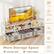 DVDs, Game Consoles, Headphones, Remote Controls, Magazines, Photos, More Storage Space, Long Open Shelf, 3 Fabric Drawers