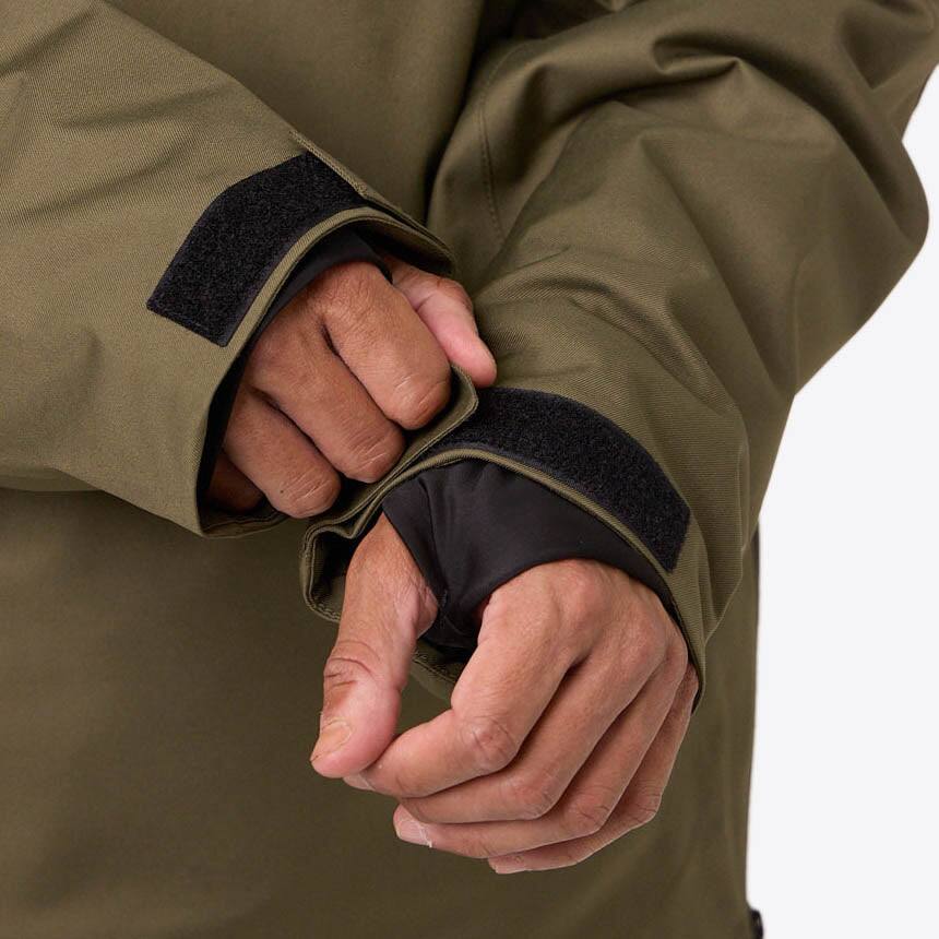 Alt View 8. Mobile Warming - Men's Denali Anorak Heated 1/4 Zip Hoodie - Olive.