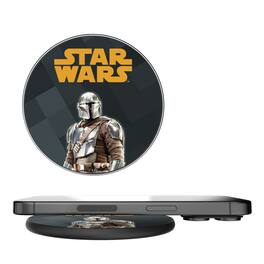 Keyscaper - Star Wars: The Mandalorian Color Block 15-Watt Wireless Charger - Din Djarin