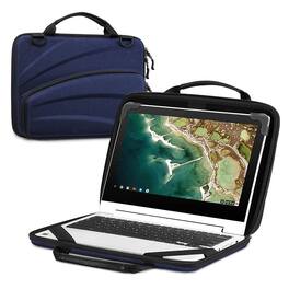Kitcheniva - Laptop Shoulder Bag Sleeve Briefcase For 11-11.6 Inch Laptop Chromebook - Navy