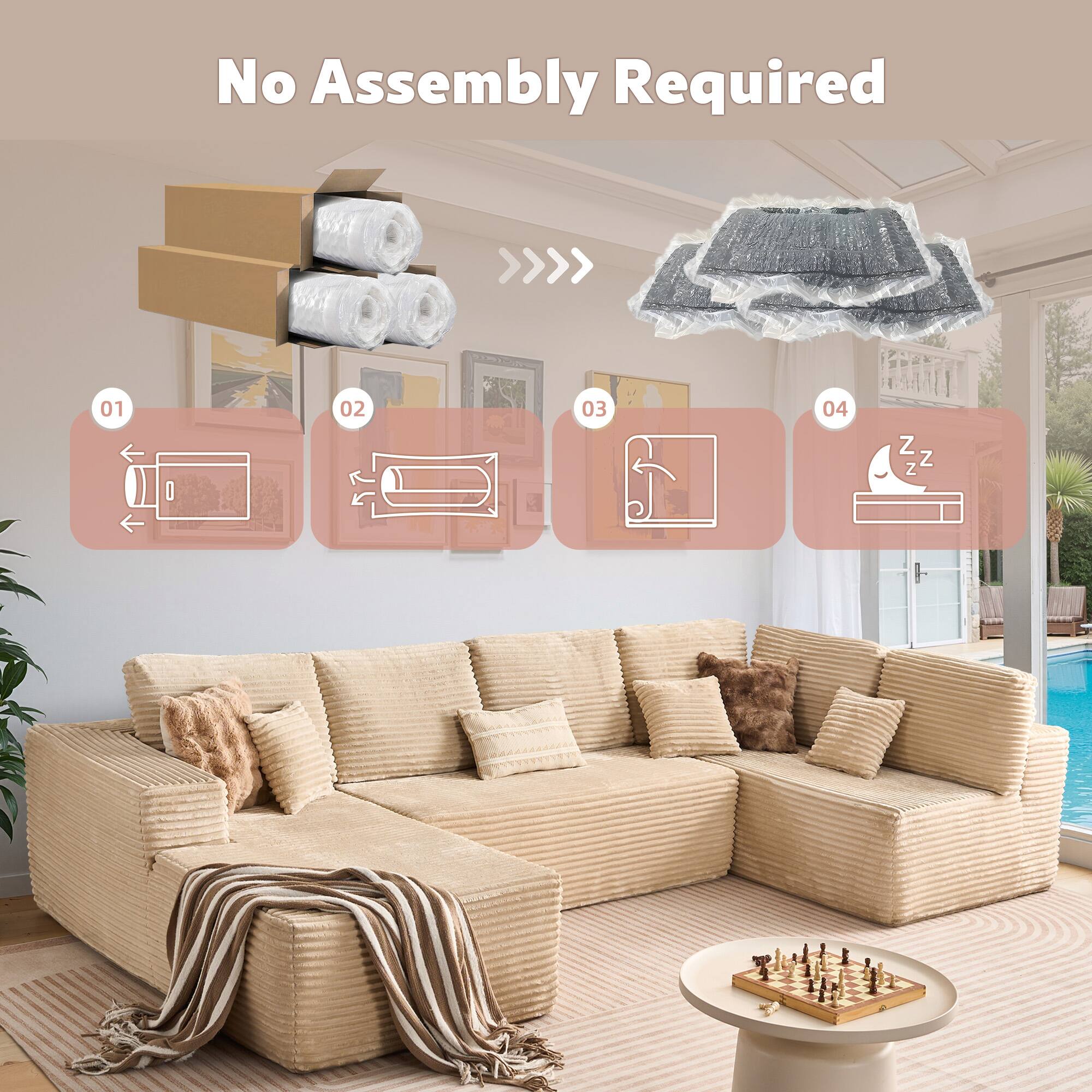 No Assembly Required

01 02 03 04