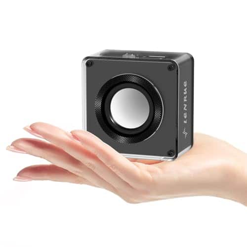 Pacoar Cade - Mini Wireless Portable Speakers Small Clear Sound Support Tws/tf Card Lanyard Design Hiking Biking Trip Mini Wireless - Black