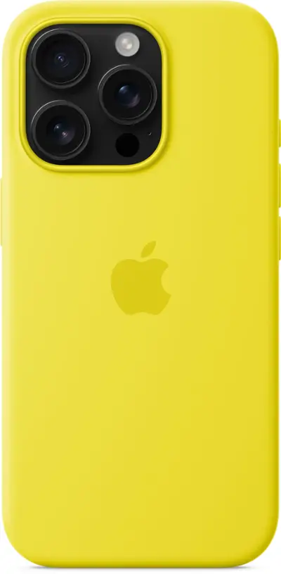Apple - iPhone 16 Pro Silicone Case with MagSafe - Star Fruit