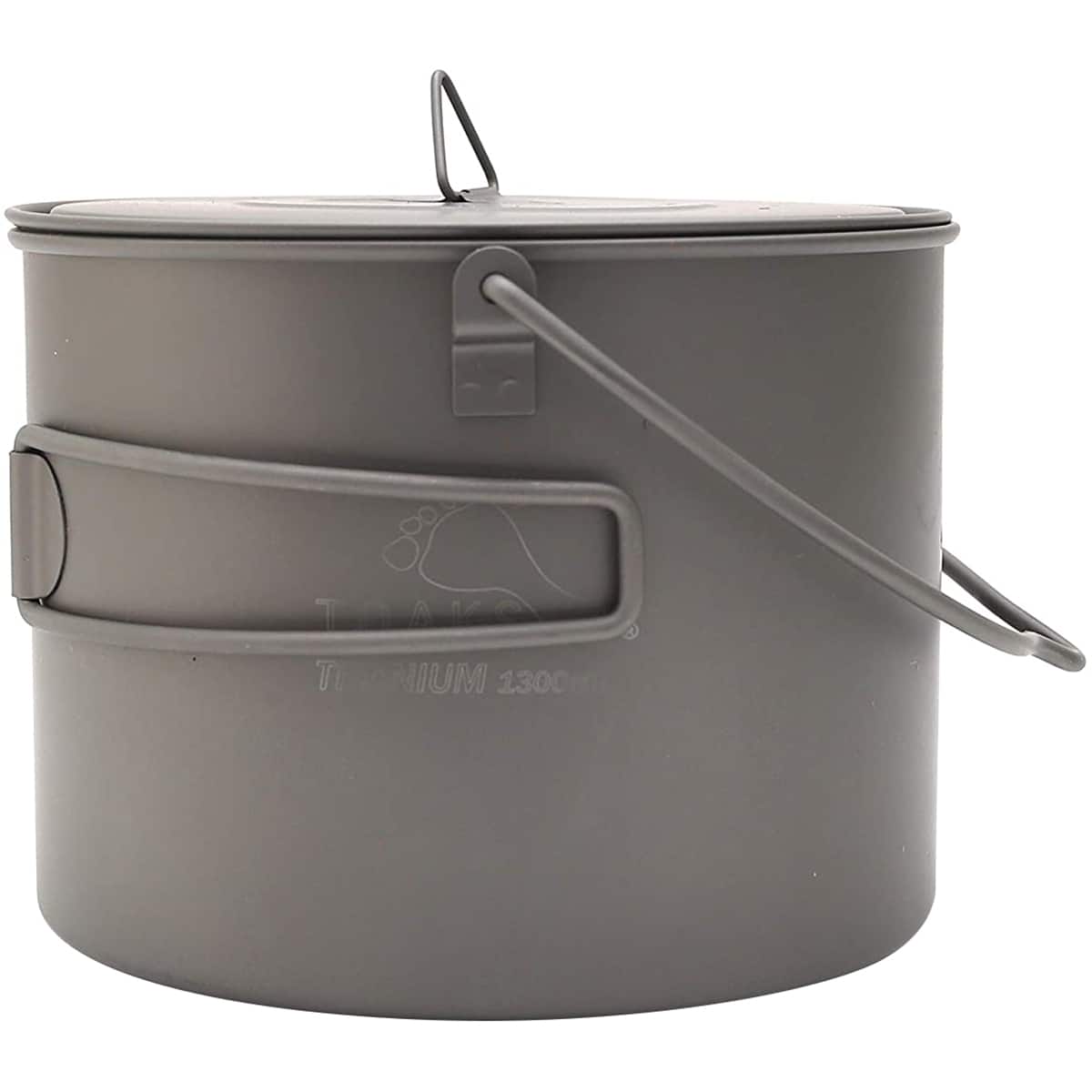 TOAKS - Titanium 1300ml Outdoor Camping Cook Pot with Bail Handle POT-1300-BH - Silver price history on PriceWatchPro