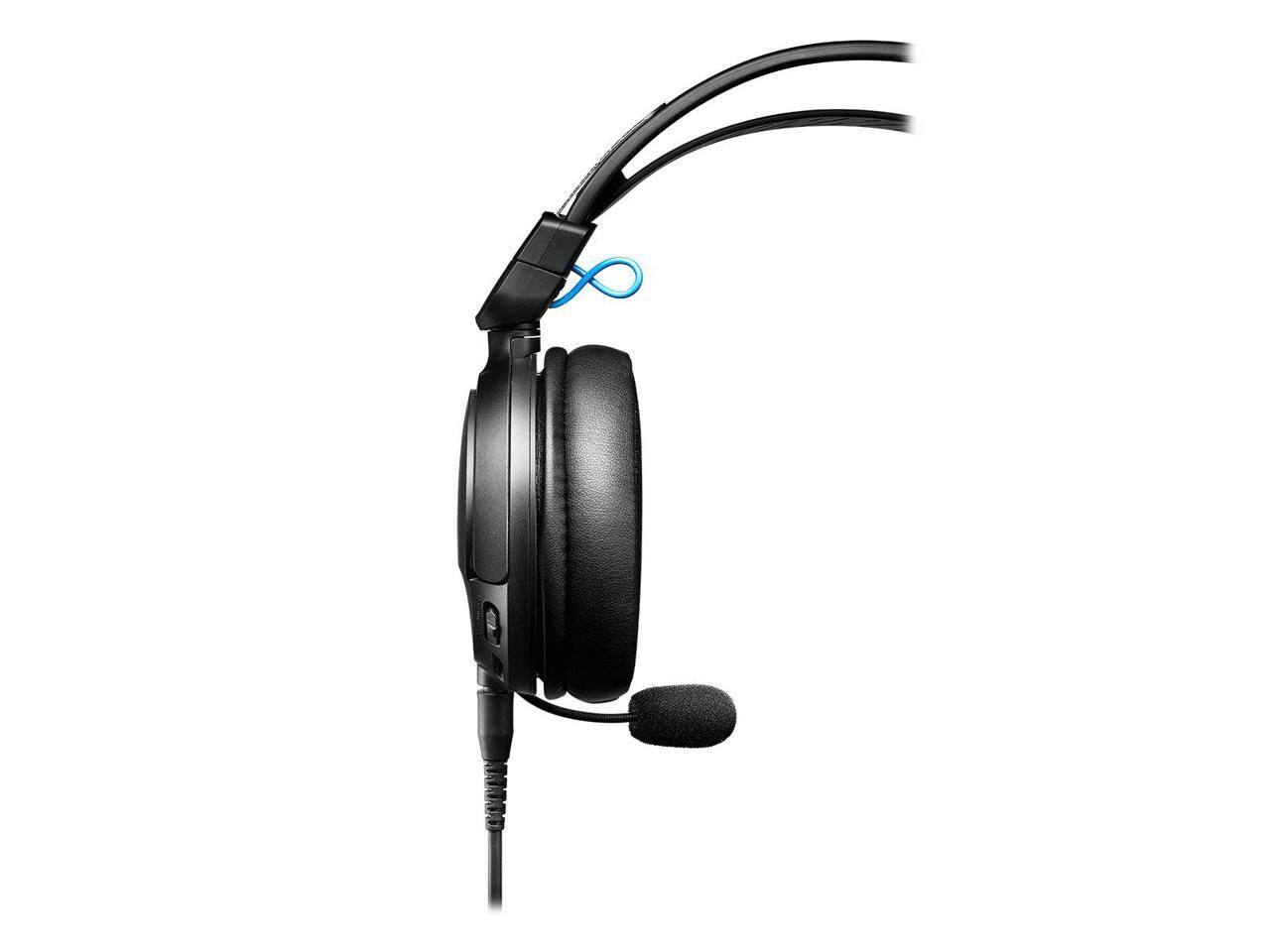 Alt View 4. Audio-Technica - Audio-Technica ATH-GL3BK Closed-Back Gaming Headset, Black.