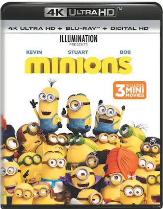 Front. Minions - 4K Blu-Ray.