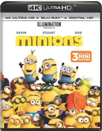 Front. Minions   - 4K Blu-Ray.