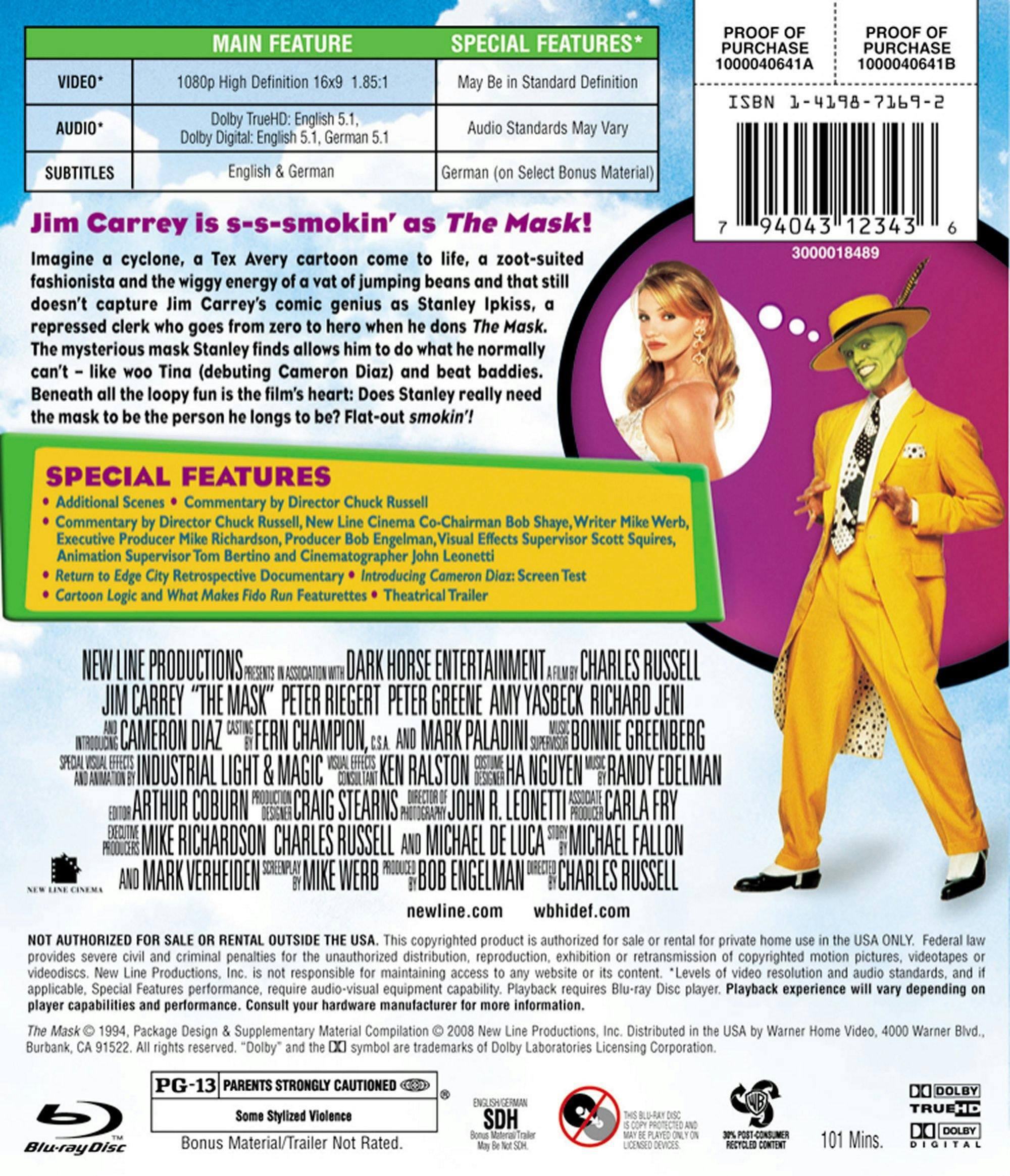 Back. The Mask [Blu-ray].