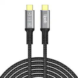 UPTab - USB-C to USB-C Cable 40Gbps 240W 8K Video (2M) - Graphite