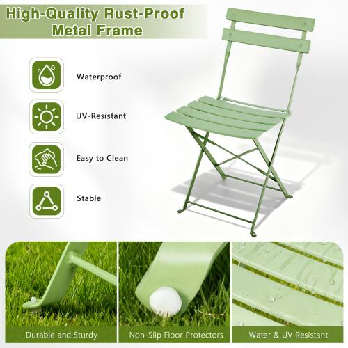High-Quality Rust-Proof Metal Frame

- Waterproof
- UV-Resistant
- Easy to Clean
- Stable

Durable and Sturdy
Non-Slip Floor Protectors
Water & UV Resistant