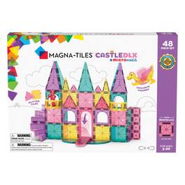 Castle Deluxe 48-Piece Magnetic Construction Set, THE ORIGINAL MAGNA-TILES