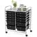 Alt View 6. Gymax - Gymax Office Rolling Cart 12 Storage Drawer Studio Organizer Bins Scrapbook Paper Black - Black.