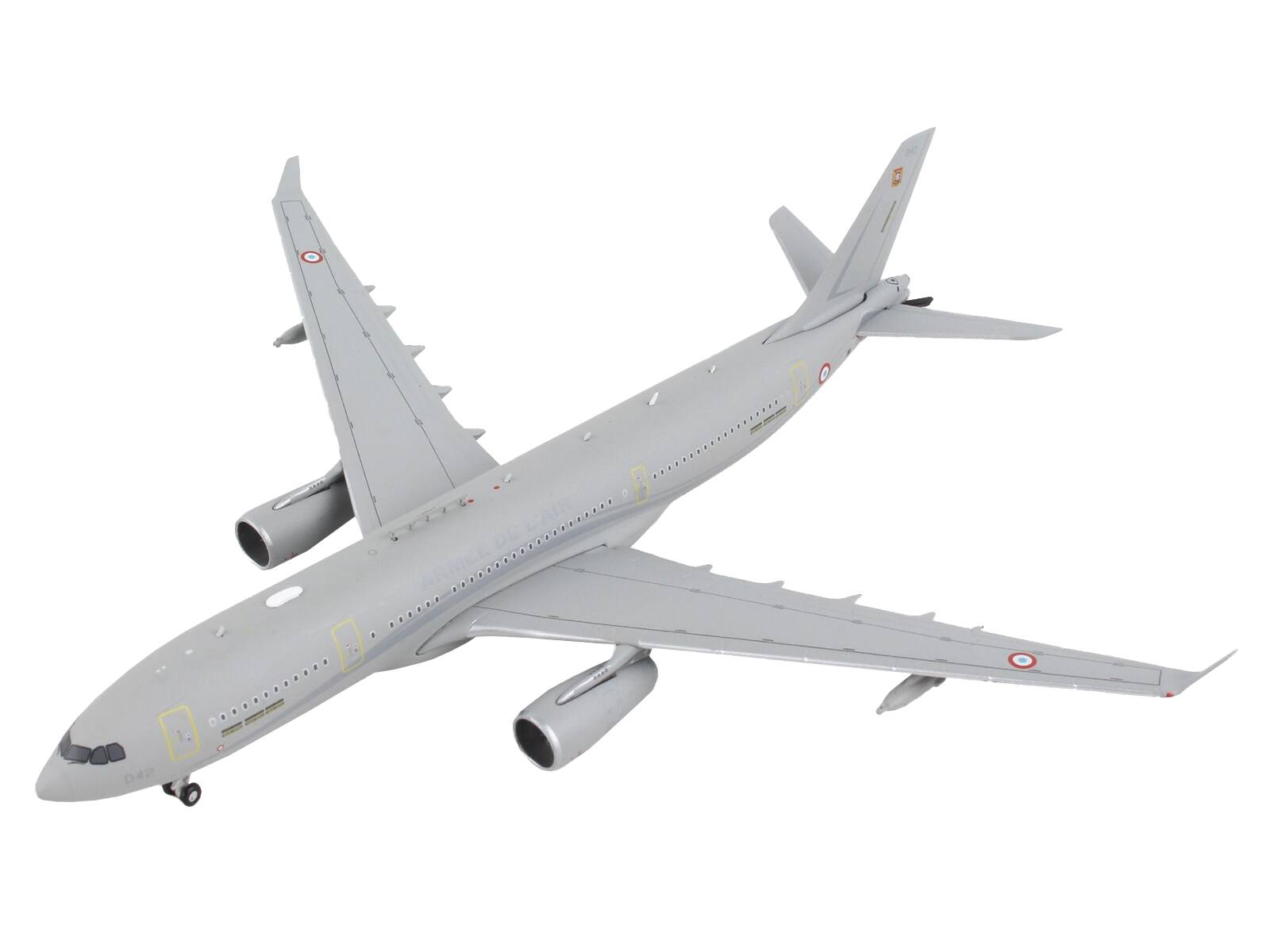 Alt View 1. GeminiJets - Airbus A330 MRTT Tanker Aircraft "Armee de l'Air - French Air Force" Gray Gemini Macs 1/400 Model Airplane by GeminiJets.