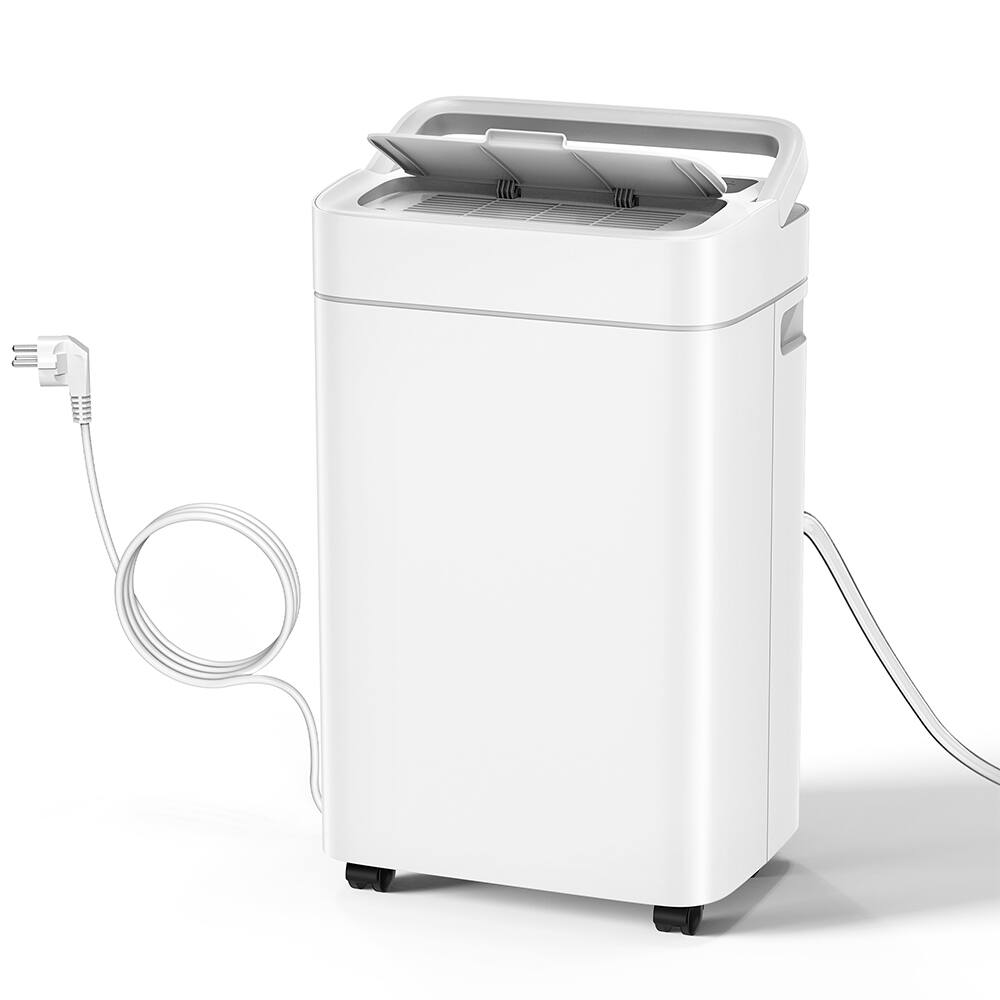Front. Edendirect - 38 pt. 2,500 sq. ft. Dehumidifier in. White with Drain Hose, Bucket, Auto Defrost, 24Hr Timer, Air Outlet with Cover.