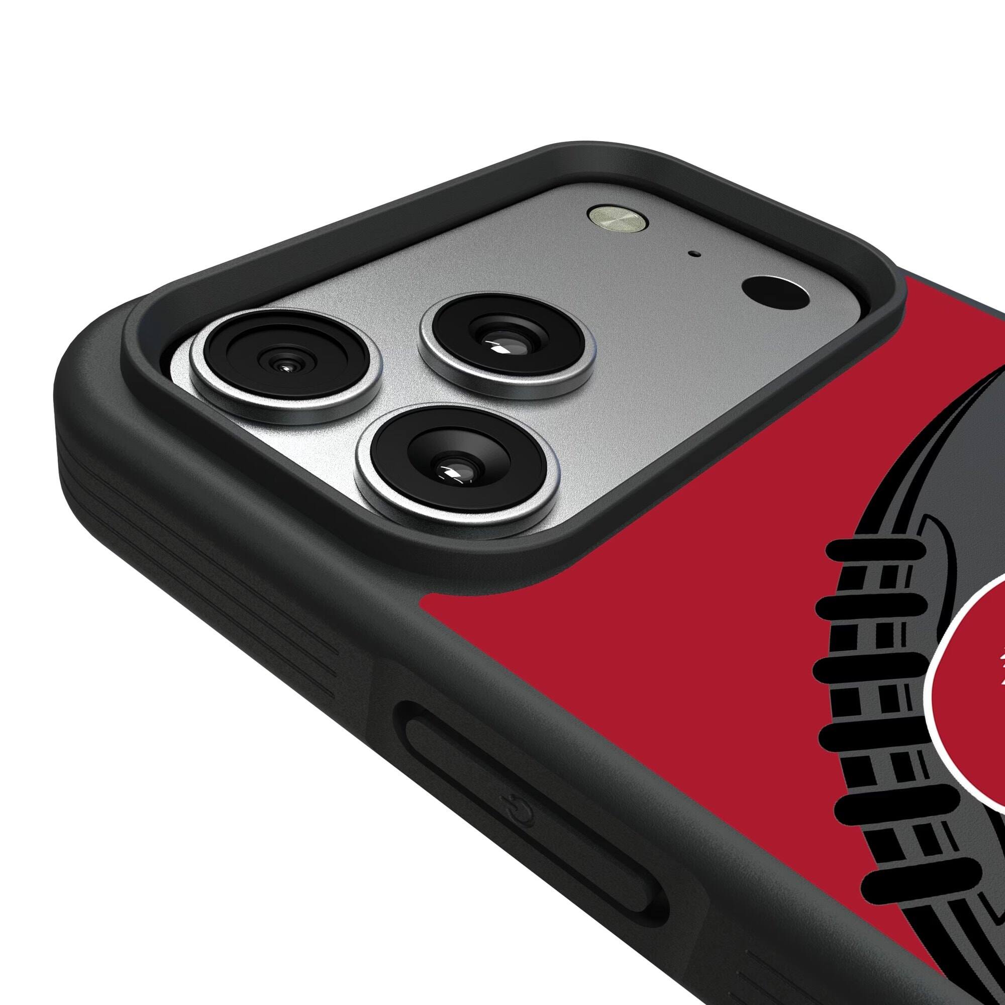 Alt View 2. Keyscaper - Tampa Bay Buccaneers Bump Case with 8.2ft Drop Protection - 15 - Multicolor.