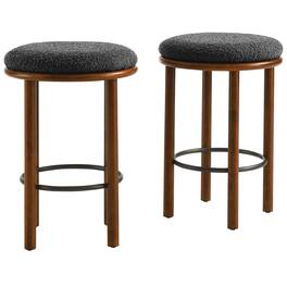 Fable Boucle Fabric Counter Stools Set of 2 by Modway - 0