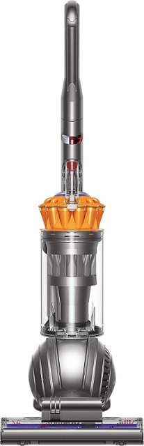 Dyson - Ball MultiFloor Bagless Upright Vacuum - Iron/Yellow - Front_Zoom. 1 of 9 . Swipe left for next.