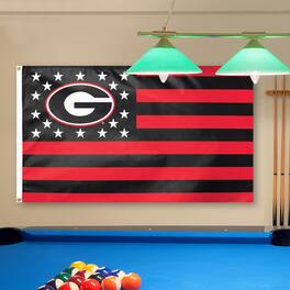 WinCraft - Georgia Bulldogs Deluxe Stars & Stripes 3' x 5' Flag - Multicolor