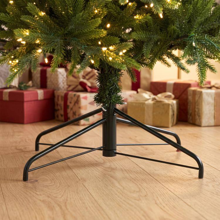 Alt View 10. PULUZ - 6ft Prelit Christmas Tree, Dual-Color LEDs, 100% Realistic PE Tips - Green.