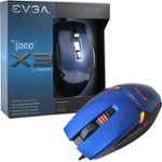 Front Zoom. EVGA - TORQ X3L Laser Gaming Mouse - Blue.