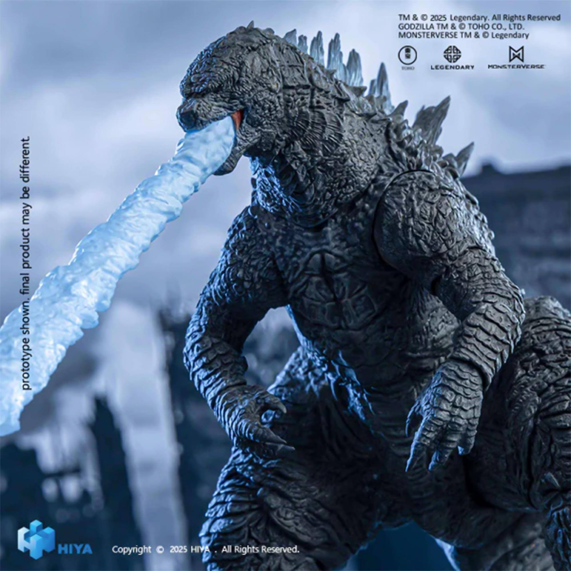 TM & 2025 Legendary. All Rights Reserved GODZILLA TM & TOHO CO., LTD. MONSTERVERSE TM & O Legendary

LEGENDARY MONSTERVERSE

prototype shown. final product may be different.

HIYA Copyright © 2025 HIYA. All Rights Reserved.
