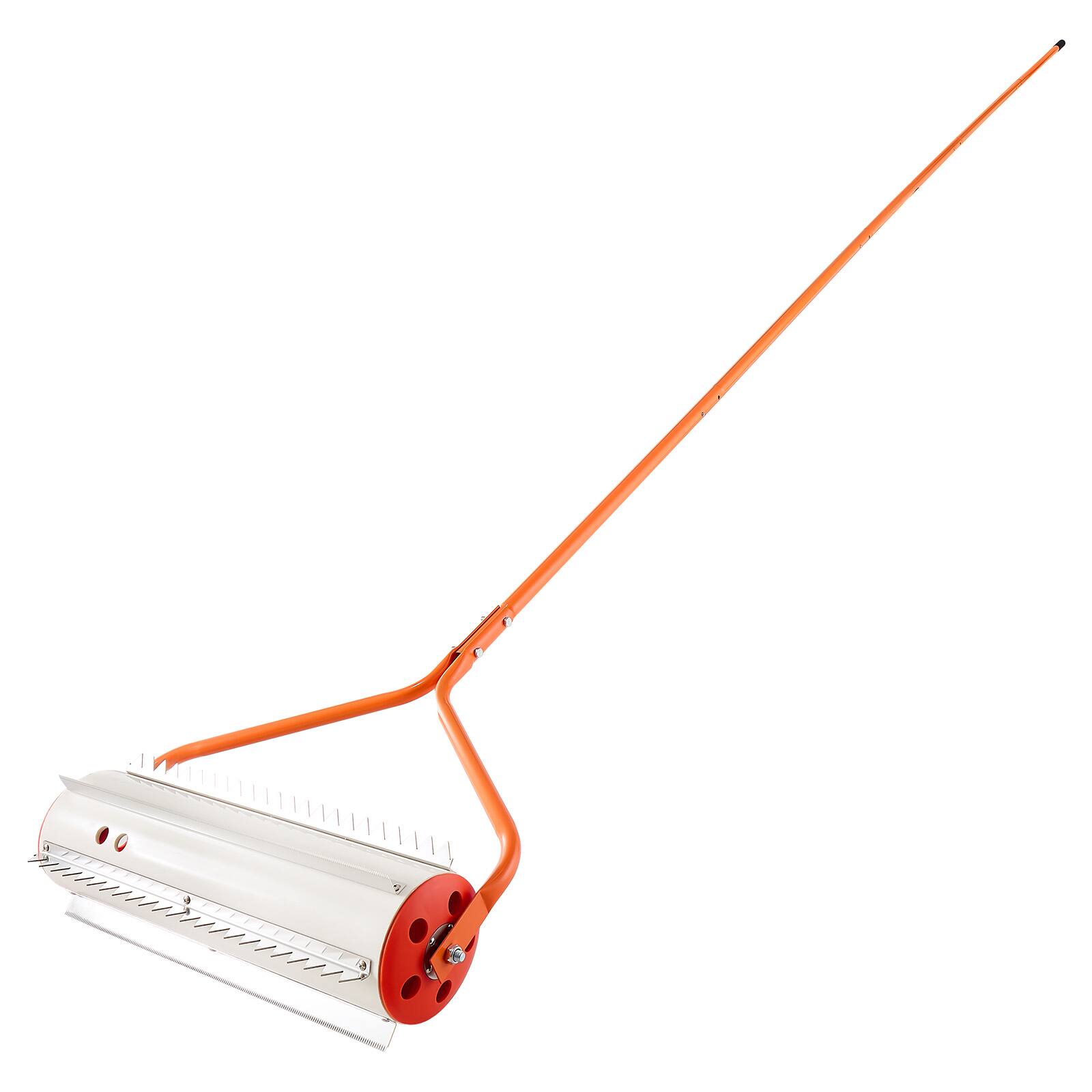 Alt View 5. VEVOR - Lake Weed Roller, 18 ft Lake & Pond Weed Removal Tool, Muck Razer Aquatic & Sludge Tiller, Rid Roots and Muck Buildup - White,Orange.