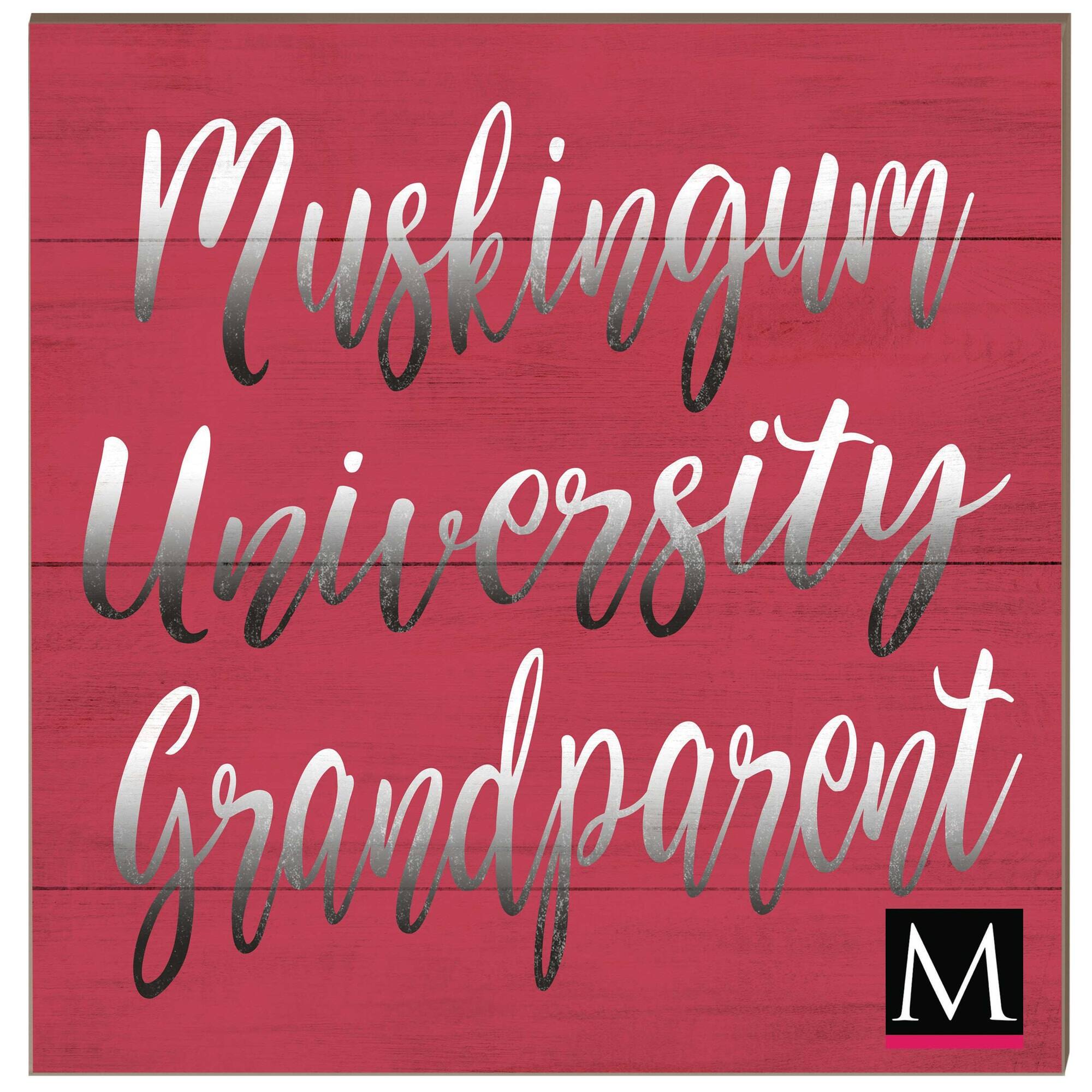 Muskingum Muskies 10'' x 10'' Grandparent Plaque