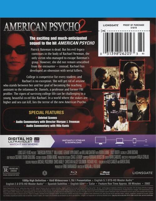 Alt View 1. American Psycho 2   - BLU-RAY.