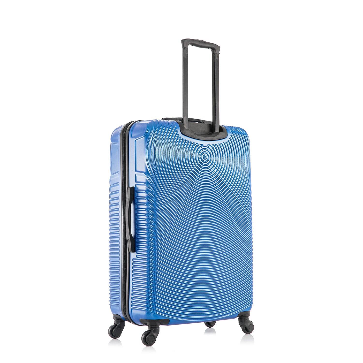 Alt View 1. DUKAP - Inception Lightweight Hardside Spinner 3 Piece Luggage Set  20"/24"/28" - BLUE.