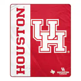 Pegasus - Houston Cougars 50" x 60" Endzone Ultra Soft Throw Blanket - Multicolor