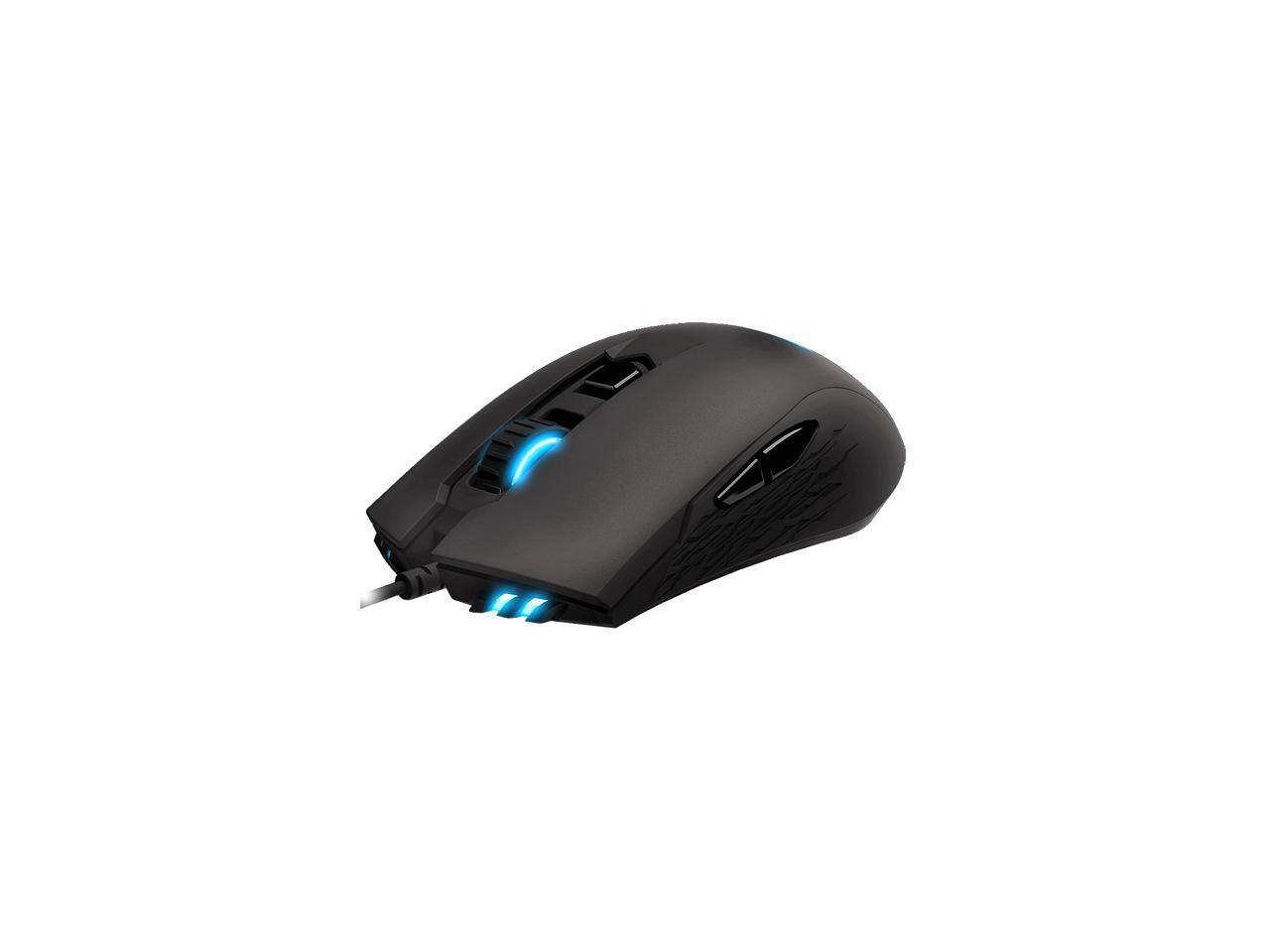 Alt View 2. GIGABYTE - AORUS M4 6400 DPI Optical, Ambidextrous, RGB Fusion 2.0 Wired Mouse (Matte Black) - Matte Black.